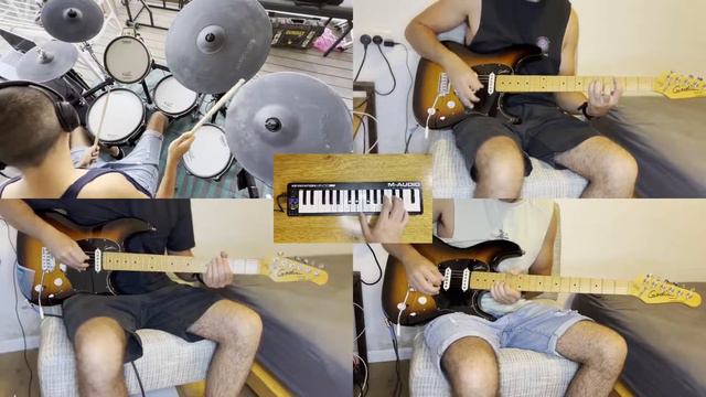 Green Day - Wake Me Up When September Ends - Electric Guitar Cover смотреть онлайн