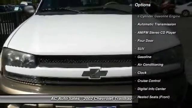2002 Chevrolet TrailBlazer LTZ Lakehurst NJ 08759 смотреть онлайн