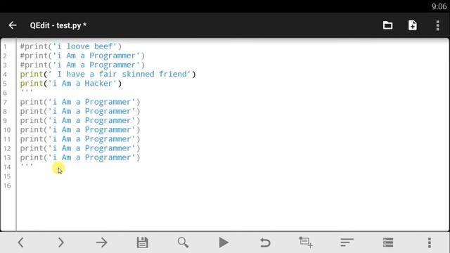 Qpython tutorial- 11 Comments And String Slicing смотреть онлайн