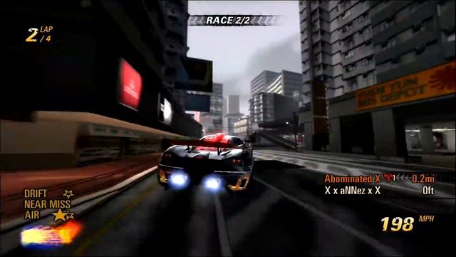 Burnout Revenge - Online Race on Central Route Long R смотреть онлайн