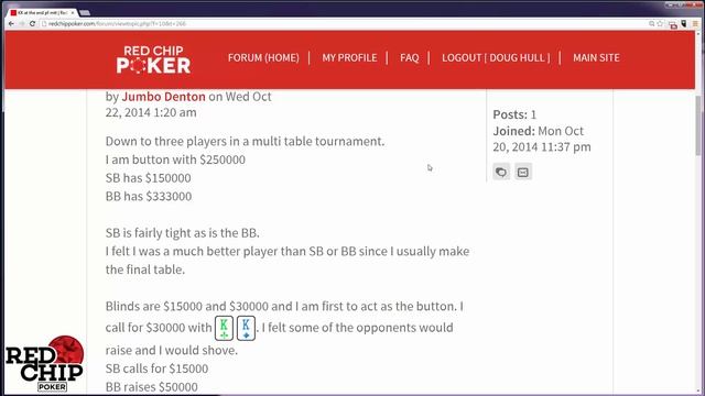 Limp KK with less than 9 BB? | Red Chip Poker смотреть онлайн