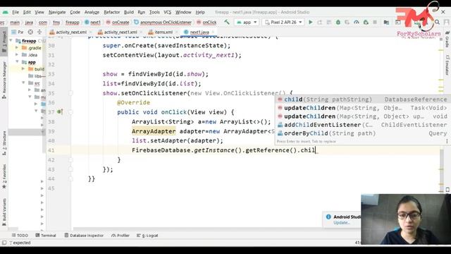 #5 How to Read Data From Firebase Realtime Database | Firebase Tutorial смотреть онлайн