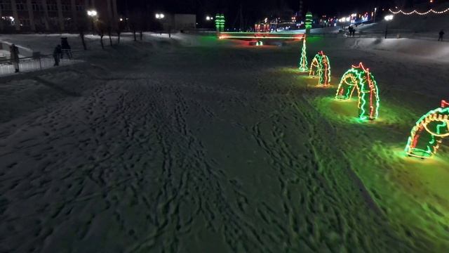 Новогодний Альметьевск 2021 в 4K смотреть онлайн