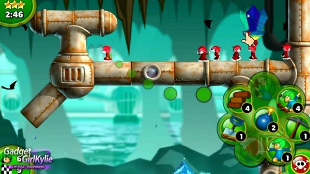 Lemmings Touch PS VITA Gameplay Level 6 - 10 EASY смотреть онлайн