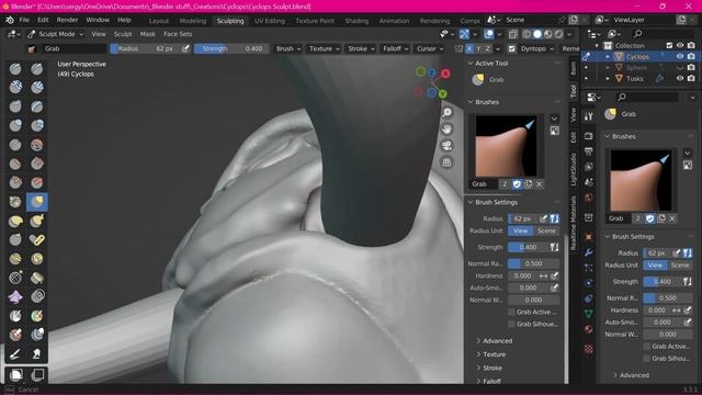 Bringing the Mythical to Life: An Epic 3D Sculpting Timelapse of a Cyclops Gorilla смотреть онлайн