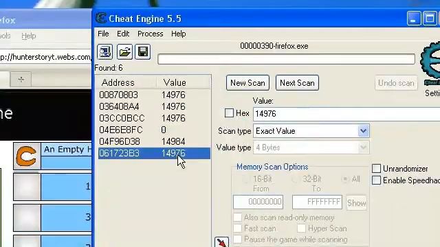 How to hack Flash games (or w\e) usin Cheat Engine. Guide, easy. смотреть онлайн