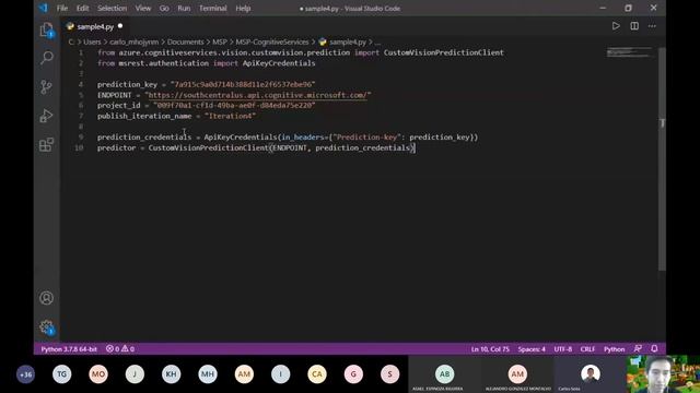 Sesion Extra 5 - Azure Custom Vision API con Python смотреть онлайн