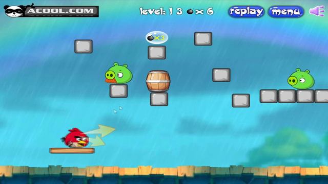 Boom Bad Piggies - ALL THE DIFFERENT PIGGIES GOT BLASTED BY RED BIRDS! смотреть онлайн