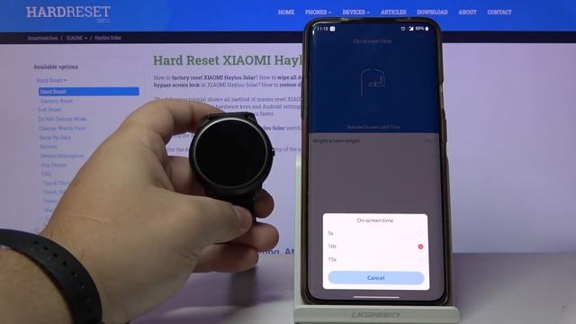 How to Set Up Screen Timeout in Xiaomi Haylou Solar - Display Customization смотреть онлайн