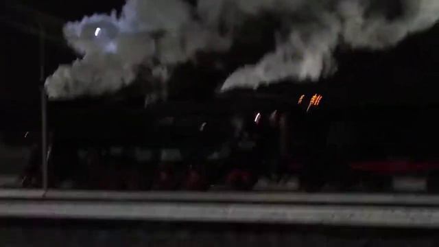 Проезд старого паровоза ПО МЦК, панфиловская, серебряный бор, 1520 оск, паровоз на угле, уголь, смотреть онлайн