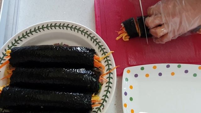 색다른 쫄면 요리! 자고로 김밥은 밥 적게넣고 속이 꽉차야 제맛! | 소고기야채죽, 김밥(터지지않게마는tip), 물쫄면(온쫄면),얼갈이배추된장국, 김치제육볶음, 삼치구이)