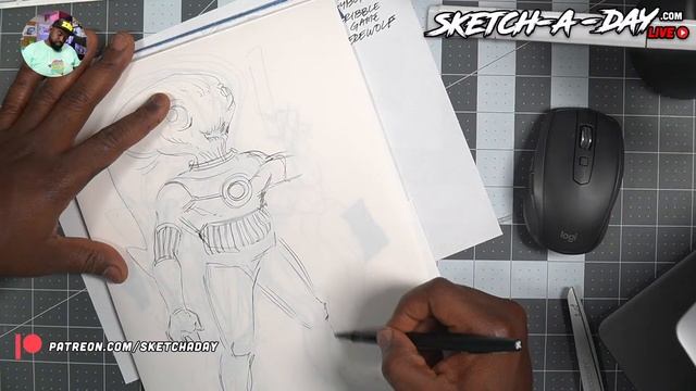 SKETCHADAY - SCI FI SUNDAY!!! Sketching + Chatting смотреть онлайн