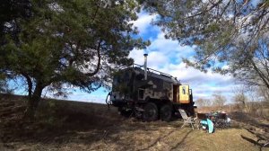 Первый выезд с ночёвкой на автодоме Урал 4320!