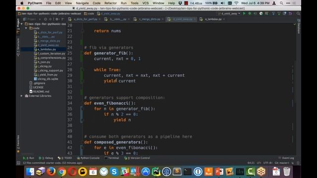 10 Tips for Pythonic Code смотреть онлайн
