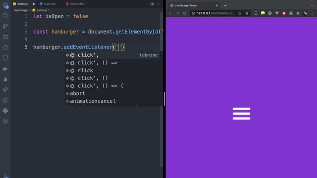 Jak zrobić Hamburger Menu - Javascript w praktyce смотреть онлайн