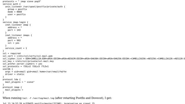 DevOps & SysAdmins: Debian 8 Jessie - Postfix + Dovecot, send but not receive mails смотреть онлайн