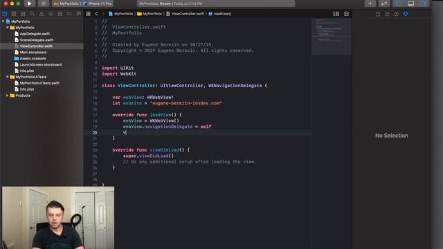 Build your app-portfolio with WebView! iOS. #ios #iosdev #webview смотреть онлайн