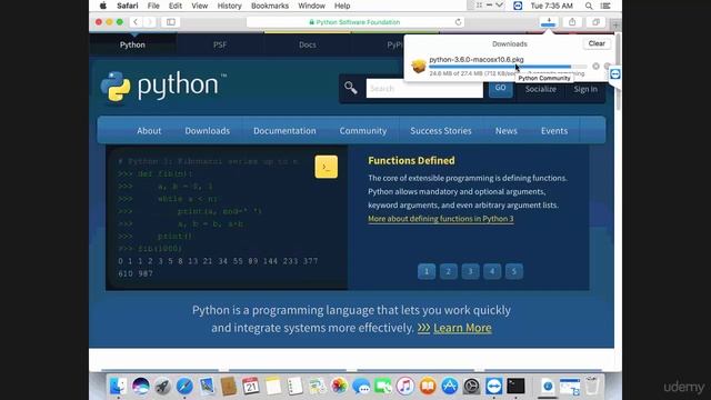 Python Mega Course Setting up Python on Mac #4 смотреть онлайн