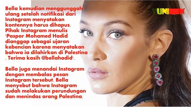 VIRAL INSTASTORY BELLA HADID SOAL PALESTINA DIHAPUS INSTAGRAM??!! смотреть онлайн