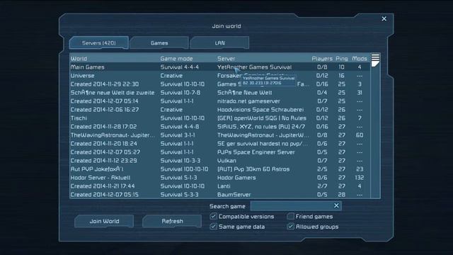 Space Engineers Server смотреть онлайн