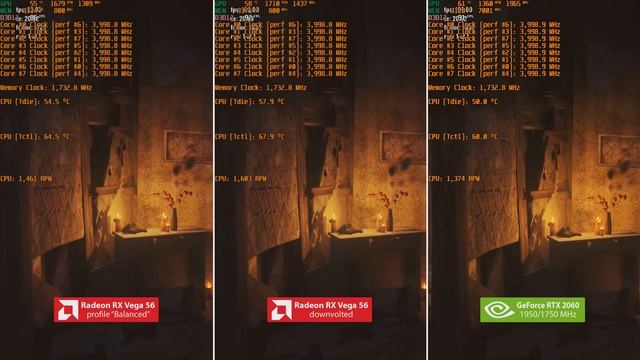 Radeon RX Vega 56 (stock & undervolted) vs GeForce RTX 2060 [FullHD] смотреть онлайн