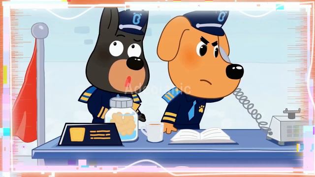 Police Cartoon Sheriff Labrador - Coffin Dance COVER | Adeolanic