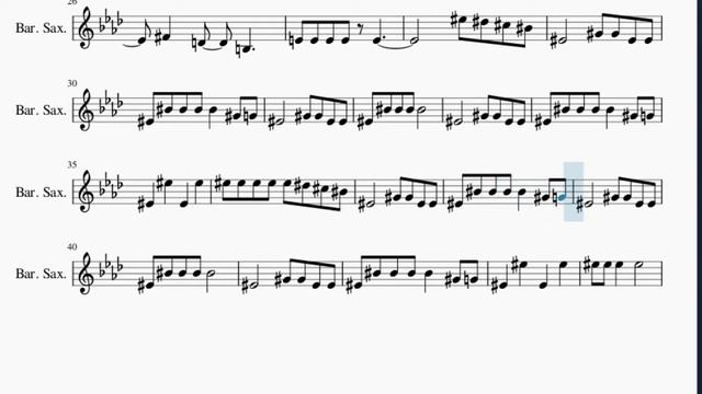 Baritone Sax Sheet Music: How to play My War by Shinsei Kamattechan смотреть онлайн