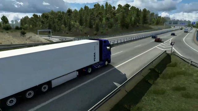 ETS2 1.43 - ProMods 2.60 - Mercedes-Benz Actros MPIV 1852 - Trip: Kassel - Hamburg смотреть онлайн