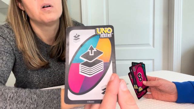 Mattel Uno Flip Card Game- REVIEW- I'll show you how to play! смотреть онлайн