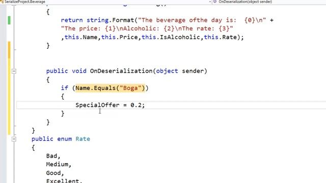 9.Serialization IDeserializationCallBack смотреть онлайн