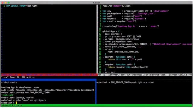42 - Don't put credentials into source control смотреть онлайн