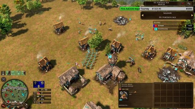 [AoE3:DE] SoldieR vs GiveUAnxiety ⚔️ $250 ESOC Draft League #2 - Definitive Edition смотреть онлайн