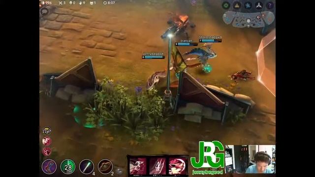 Vainglory ep 41 Roam Fortress (Mobcrush) смотреть онлайн