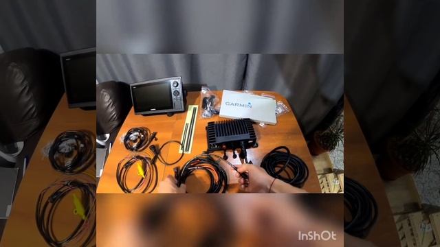 Garmin  GPS Map 1022, Garmin Panoptix LiveScope LVS34. Распаковка. Первое включение.