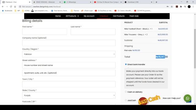 Woocommerce WordPress Demo Theme - Website Design by Mindcob смотреть онлайн