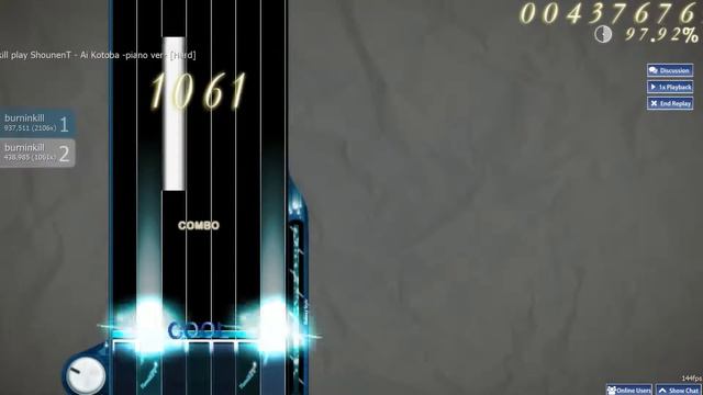 Osu!Mania ShounenT - Ai Kotoba(piano ver.)[Hard] смотреть онлайн