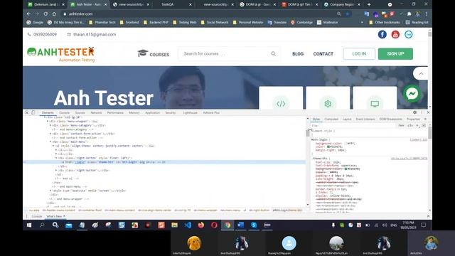[Selenium Java] Bài 6: Sử dụng các hàm cơ bản của WebElement (Part 1) | Anh Tester смотреть онлайн