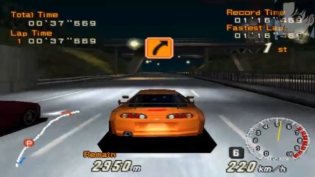 Racing Lagoon (PSX) : Mi Toyota Supra Estilo Rapido Y Furioso (Brian O`Conner`s Car)