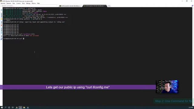 One Command to Start FTP and Http Services in Linux Server смотреть онлайн