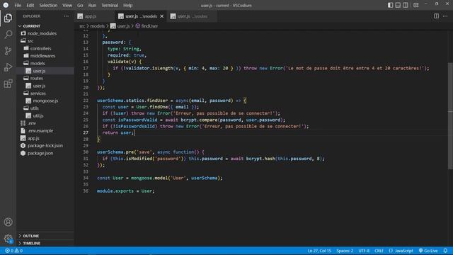 [#30] Permettre aux utilisateurs de se connecter | Tutoriel Node.js pour débutants en 2022 смотреть онлайн