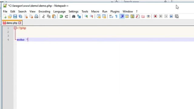 Laragon: Create and Test a Project in WWW folder смотреть онлайн