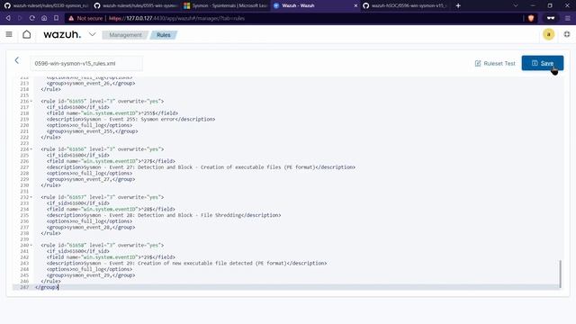 HSOC Part 6b - Full Sysmon Logging And Windows Event Capture In Wazuh With A Custom Ruleset