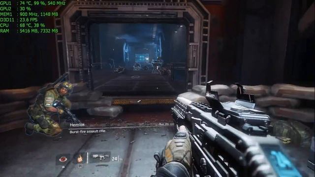 Titanfall 2 on GeForce GT 920M | Windows 10 смотреть онлайн