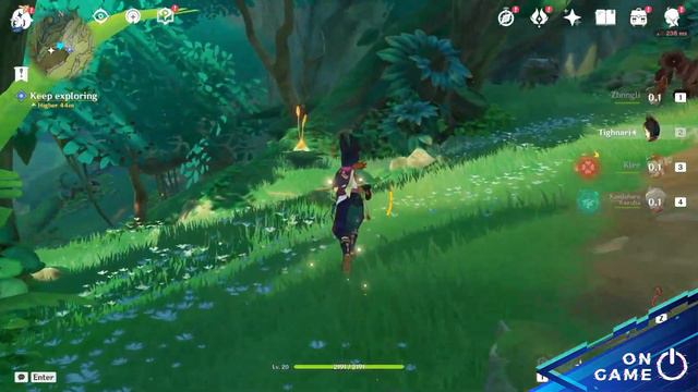 Sumeru Hidden Teleport Waypoint Devantaka Mountain Genshin Impact смотреть онлайн