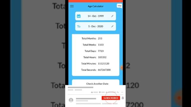 How to Check The Age of a Person in Years Months Days and Hours Minutes Seconds.. смотреть онлайн