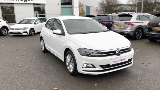 Approved Used Volkswagen Polo Match 1.0TSI 95PS in Pure White - DE21ECD смотреть онлайн