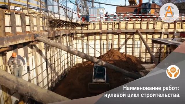 Комплекс апартаментов / г.Москва, Золоторожский пр./ нулевой цикл строительства смотреть онлайн