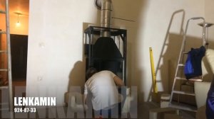 Монтаж камина и установка топки с облицовкой за 1 день