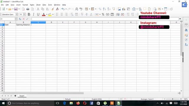 4 Entering Data in Cells Libre Office Calc смотреть онлайн