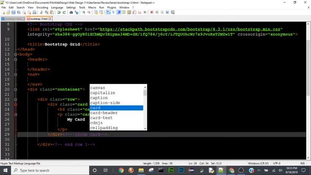 Bootstrap 03 Grid смотреть онлайн